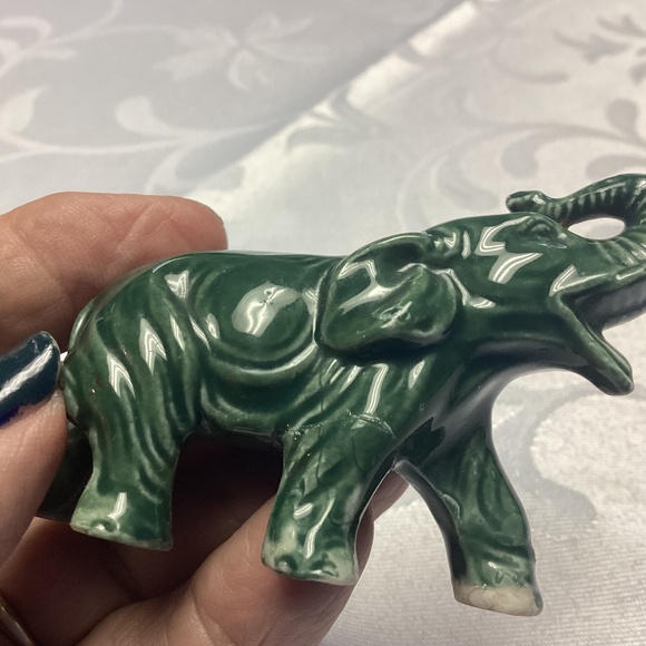 Elephant Statue Figurine Decorations JAPAN TRUNK UP LOT OF 5 - Picture 5 of 15